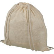 Maine bavlnený sieťový šnúrkový batoh