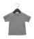 Detské tričko s krátkymi rukávmi - Bella+Canvas, farba - asphalt, veľkosť - 12-18