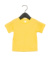 Detské tričko s krátkymi rukávmi - Bella+Canvas, farba - yellow, veľkosť - 3-6