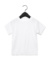 Detské tričko s krátkymi rukávmi - Bella+Canvas, farba - white, veľkosť - 2T
