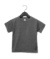 Detské tričko s krátkymi rukávmi - Bella+Canvas, farba - dark grey heather, veľkosť - 2T