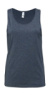 Tielko Unisex Jersey Tank - Bella+Canvas, farba - heather navy, veľkosť - XL