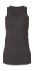 Tielko Flowy Racerback - Bella+Canvas, farba - dark grey heather, veľkosť - L