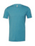 Tričko Unisex Jersey Heather CVC - Bella+Canvas, farba - heather aqua, veľkosť - 2XL