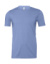 Tričko Unisex Jersey Heather CVC - Bella+Canvas, farba - heather blue, veľkosť - XS