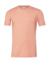 Tričko Unisex Jersey Heather CVC - Bella+Canvas, farba - heather peach, veľkosť - XS
