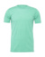 Tričko Unisex Jersey Heather CVC - Bella+Canvas, farba - heather sea green, veľkosť - 2XL