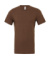 Tričko Unisex Jersey Heather CVC - Bella+Canvas, farba - heather brown, veľkosť - XS