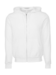 Mikina Unisex Poly-Cotton s kapucňou a na zips