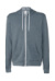 Mikina Unisex Poly-Cotton s kapucňou a na zips - Bella+Canvas, farba - heather slate, veľkosť - XL