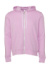 Mikina Unisex Poly-Cotton s kapucňou a na zips - Bella+Canvas, farba - lilac, veľkosť - XS