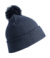 Detská čiapka Junior Pom Pom Beanie - Result, farba - navy, veľkosť - One Size