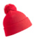 Detská čiapka Junior Pom Pom Beanie - Result, farba - red, veľkosť - One Size