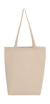 Cotton Bag LH with Gusset - SG - Bags, farba - natural, veľkosť - One Size