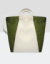 Zamatová taška Kiyomi Satin + Velvet - SG - Bags, farba - natural/olive green, veľkosť - One Size
