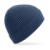 Čiapka Engineered Knit Ribbed Beanie - Beechfield, farba - steel blue, veľkosť - One Size