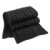 Šál Cable Knit Melange - Beechfield, farba - čierna, veľkosť - One Size