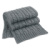 Šál Cable Knit Melange - Beechfield, farba - light grey, veľkosť - One Size