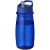 Športová fľaška s viečkom a hubicou H2O Pulse 600ml, farba - modrá