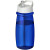 Športová fľaška s viečkom a hubicou H2O Pulse 600ml, farba - modrá