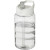 Športová fľaška s viečkom a hubicou H2O Bop 500ml, farba - průhledná
