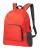 Foldable backpack, farba - red