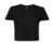 Dámske tričko Flowy Cropped - Bella+Canvas, farba - čierna, veľkosť - S