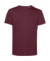 Tričko #Organic E150 - B&C, farba - burgundy, veľkosť - XS
