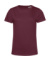 Dámske tričko #Organic E150 /women - B&C, farba - burgundy, veľkosť - XS