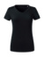 Dámské tričko Pure Organic V-Neck - Russel, farba - čierna, veľkosť - XL