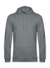 Mikina s kapucňou #Hoodie French Terry - B&C, farba - heather mid grey, veľkosť - XL