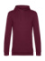 Mikina s kapucňou #Hoodie French Terry - B&C, farba - wine, veľkosť - M