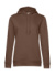 Mikina Inspire Hooded /women - B&C, farba - mocha, veľkosť - L