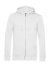 Mikina Inspire Zipped Hood - B&C, farba - white, veľkosť - L