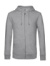 Mikina Inspire Zipped Hood - B&C, farba - heather grey, veľkosť - L