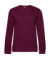 Mikina QUEEN Crew Neck - B&C, farba - dark cherry, veľkosť - M