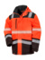Bunda Waterproof Softshell Safety Coat - Result, farba - fluorescent orange/black, veľkosť - S