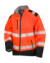 Reflexná bunda Ripstop Safety Softshell - Result, farba - fluorescent orange/black, veľkosť - 4XL