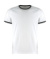 Tričko Fashion Fit Ringer - Kustom Kit, farba - white/black, veľkosť - XS