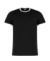 Tričko Fashion Fit Ringer - Kustom Kit, farba - black/white, veľkosť - XS