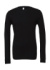 Unisex tričko s dlhými rukávmi Jersey Long Sleeve - Bella+Canvas, farba - čierna, veľkosť - XS
