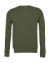 Unisex mikina Drop Shoulder Fleece - Bella+Canvas, farba - military green, veľkosť - XS