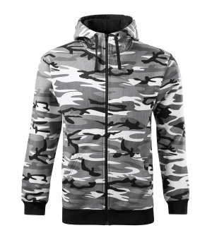 Camo Zipper - Mikina pánska