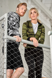 Camo Zipper - Mikina pánska - Malfini