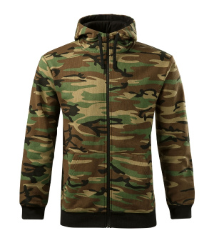 Camo Zipper - Mikina pánska