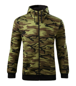Camo Zipper - Mikina pánska