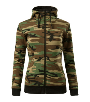 Camo Zipper - Mikina dámska