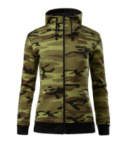 Camo Zipper - Mikina dámska