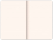 NOTIQUE Notebook Skiver, červenovínový, linajkovaný, 13 x 21 cm