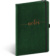 NOTIQUE Notes Samet Typo, linajkovaný, 13 × 21 cm, farba - zelená